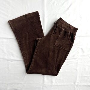 Big Flirt Y2K Deadstock Vintage Velour Flare Lounge Sweatpants 🙈 Size Large